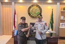Perkuat Sinergitas, Kapolres Supiori Kunjungi Kejaksaan Negeri Biak Numfor