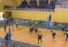 Hari Pertama Voli Indoor Kapolda Cup U19:Yahokimo Biak, Sarmi Nabire Yapen Unggul
