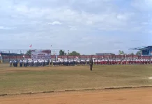 Upacara HUT RI ke-81, Kadistrik Biak Kota, Marthen Kafiar: Mari Perkuat Persatuan