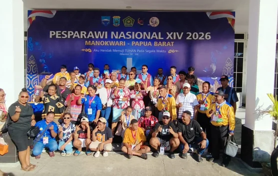 Empat Kategori Pesparawi Kontingen Biak Sukses Tampil di Manokwari