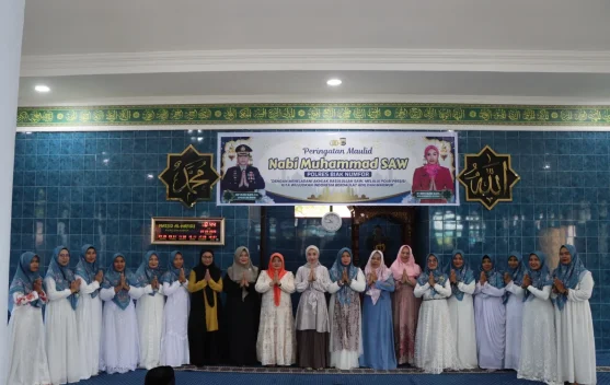 Peringatan Maulid, Kapolres Biak Numfor Ajak Personel Teladani Nabi Muhammad SAW