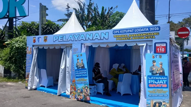 Polresta Bogor Kota Siagakan Pos Terpadu Mudik di Terminal Baranangsiang