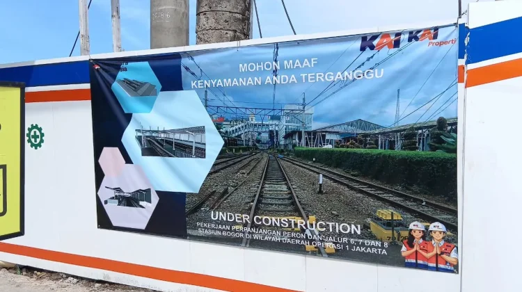 Pengembangan Jalur 6-8 Stasiun Bogor Terus Dikebut
