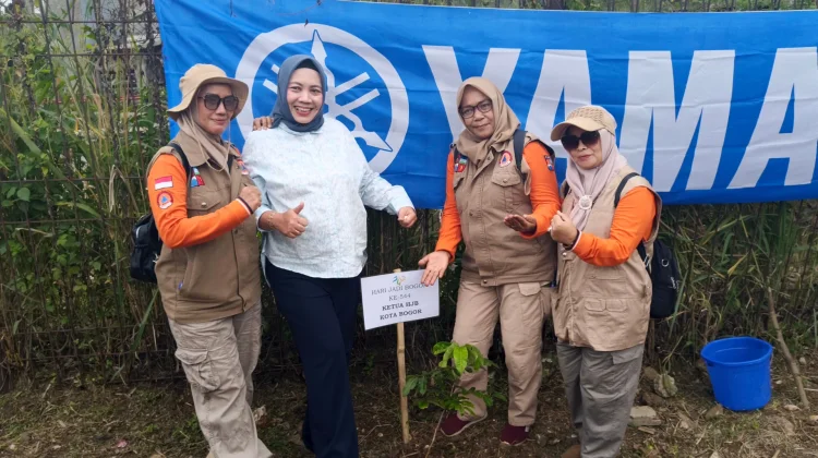 Gerakan Tanam Pohon Warnai Festival Tangguh Bencana di Bogor Utara