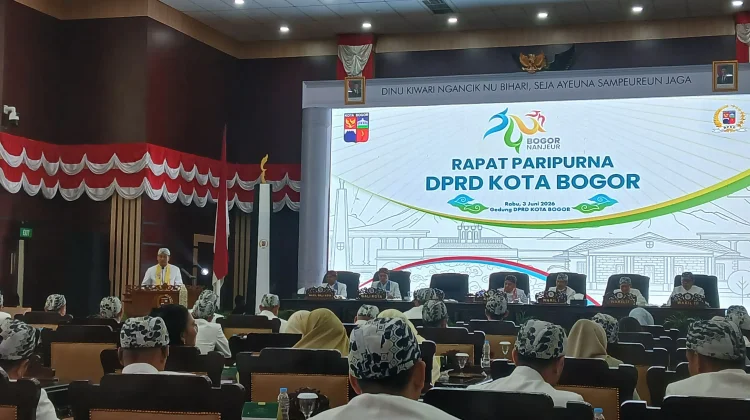 Peringatan HJB ke-544: Usung Tema "Bogor Nanjeur", DPRD Kota Bogor Gelar Rapat Paripurn