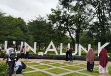 Keramaian Pengunjung di Alun-Alun Kota Bogor saat Libur Lebaran 2026