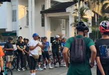 Wakil Wali Kota Jenal Mutaqin Ajak Edukasi Parkir Liat lewat Gowes Gowes Santai
