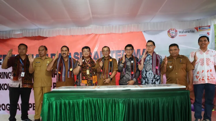 Kolaborasi Bangun SPAM di Kecamatan Wewaria