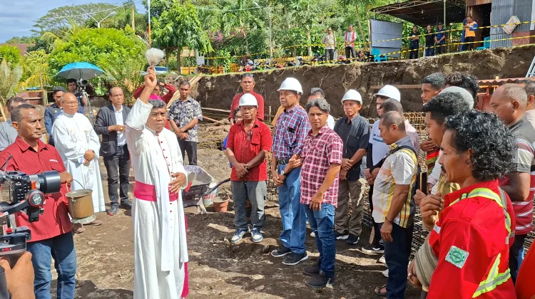 Katedral Ende Mulai Bangun Aula Sambut Seabad Paroki