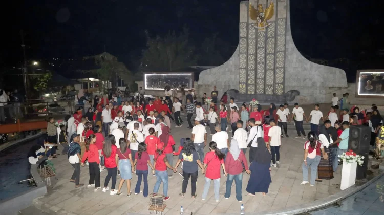 Pawai Obor Semarakkan Peringatan Hari Lahir Pancasila di Ende