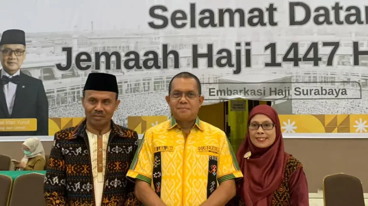 Tiba dari Tanah Suci, Ratusan Jemaah Haji NTT Disambut Gubernur Melki