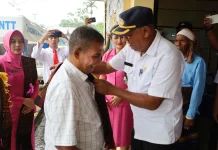 Kapolres Ende Letakkan Batu Pertama Mushola