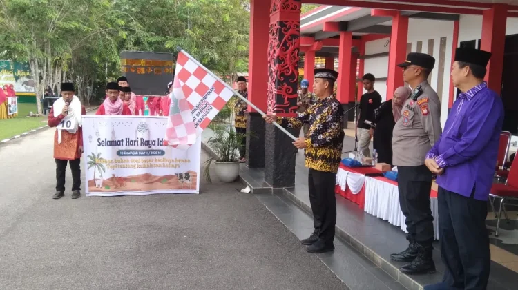 Pawai Takbir Meriahkan Iduladha di Sanggau