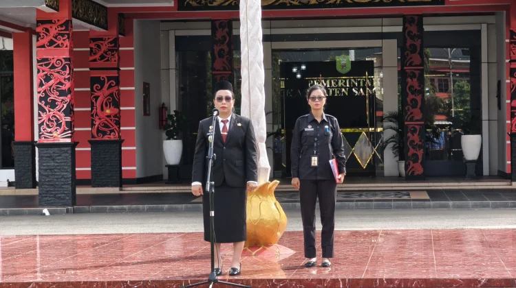 Wabup Susana Pimpin Upacara Hari Berkabung Daerah di Sanggau