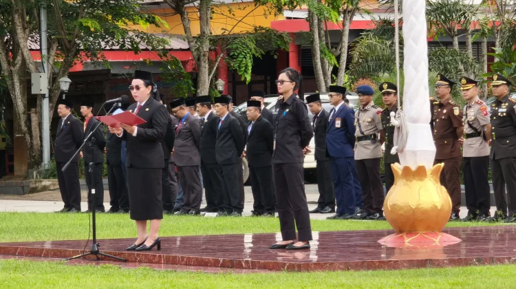Wabup Susana Pimpin Upacara Hari Berkabung Daerah di Sanggau