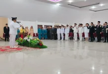 Bupati Ontot Segarkan 92 Jabatan di Pemkab Sanggau