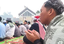 Memohon Hujan, Umat Muslim Perbatasan Gelar Salat Istisqa