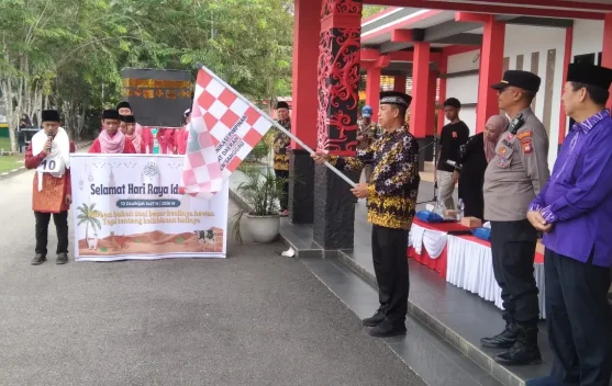 Pawai Takbir Meriahkan Iduladha di Sanggau