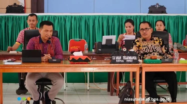 BPS Nias Utara Hadiri Rapat Sensus Ekonomi di DPRD