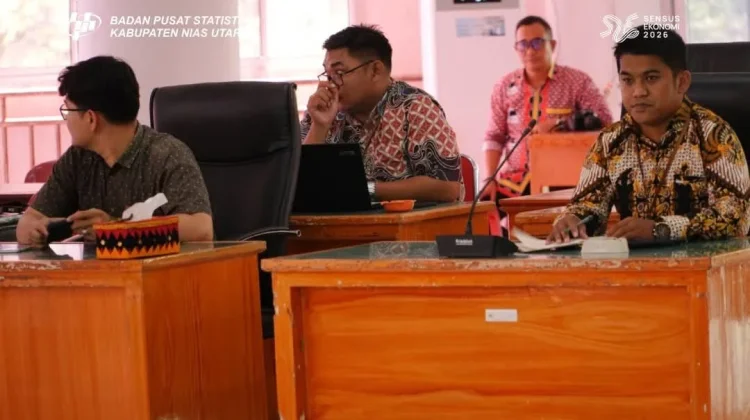 BPS Nias Utara Hadiri Rapat Sensus Ekonomi di DPRD