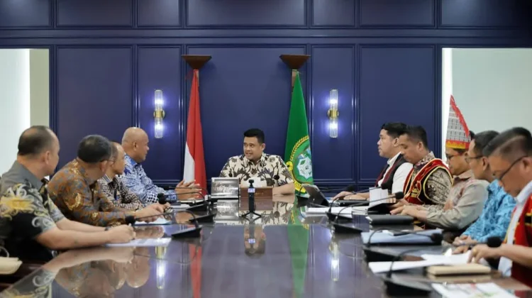 Bupati Nias Utara Audiensi Dengan Gubernur Sumatera Utara