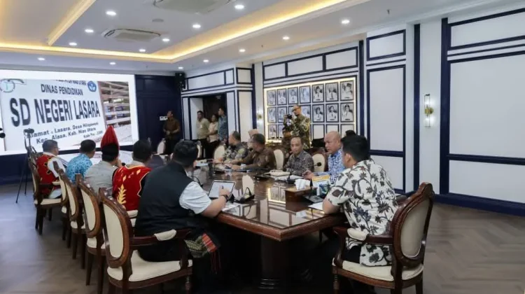 Bupati Nias Utara Audiensi Dengan Gubernur Sumatera Utara