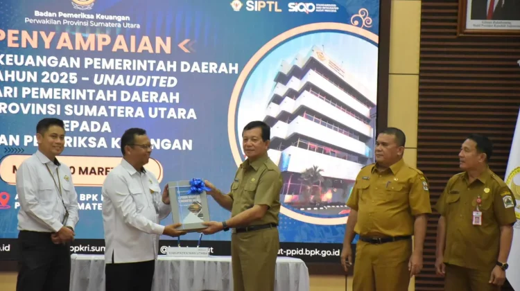 Pemkab Nias Utara Serahkan LKPD ke BPK Sumut