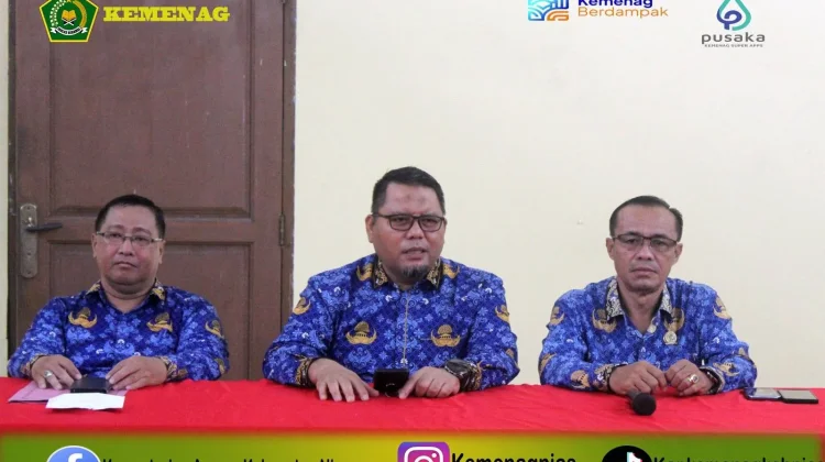 Panitia Perayaan Natal Kemenag Nias Resmi di Bubarkan