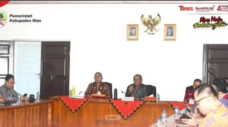 Wabub Nias Ikuti Talk Show Kepemimpinan Berintegritas