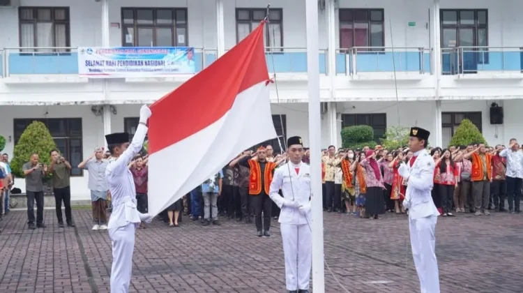 Pemko Gunungsitoli Gelar Upacara Hari Pendidikan Nasional