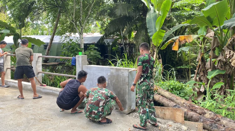 Bakti TNI AD untuk Rakyat, Jembatan Sungai Ndra Capai 93 Persen
