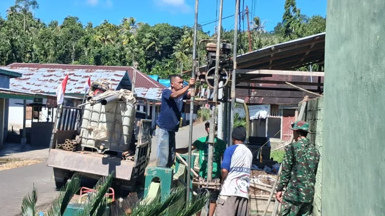 Setetes Air, Sejuta Harapan: Bakti TNI AD Hadir untuk Warga Nias Utara