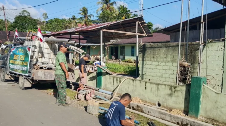 Setetes Air, Sejuta Harapan: Bakti TNI AD Hadir untuk Warga Nias Utara