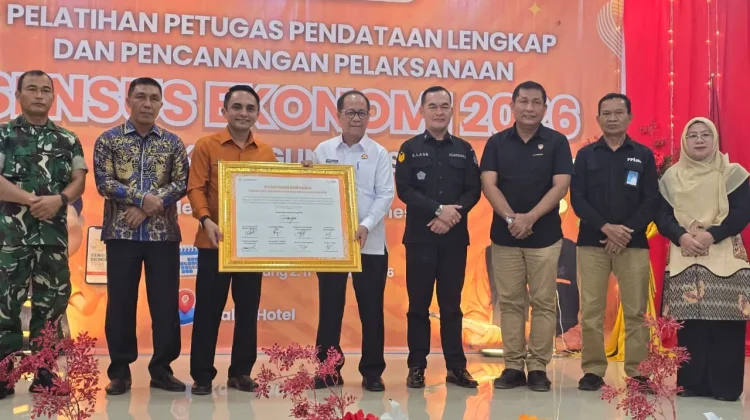Pembukaan Pelatihan Petugas Pendataan Lengkap dan Pencanangan Sensus Ekonomi