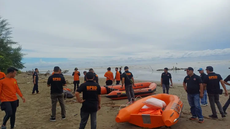 Latihan Bersama TRC BPBD Kota Gunungsitoli dan Basarnas Nias