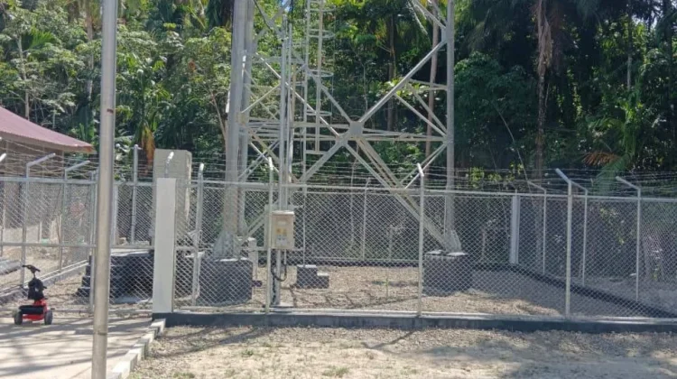 BTS Tower Telkomsel di desa Baho dan Sisarahili Teluk Siabang selesai Dibangun