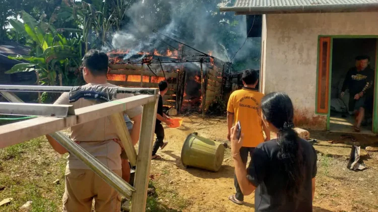 Rumah Warga Berua Namohalu Esiwa Ludes Terbakar, Tidak Ada Korban Jiwa