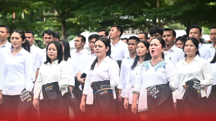 Pelepasan Petugas Sensus Ekonomi di Kabupaten Nias