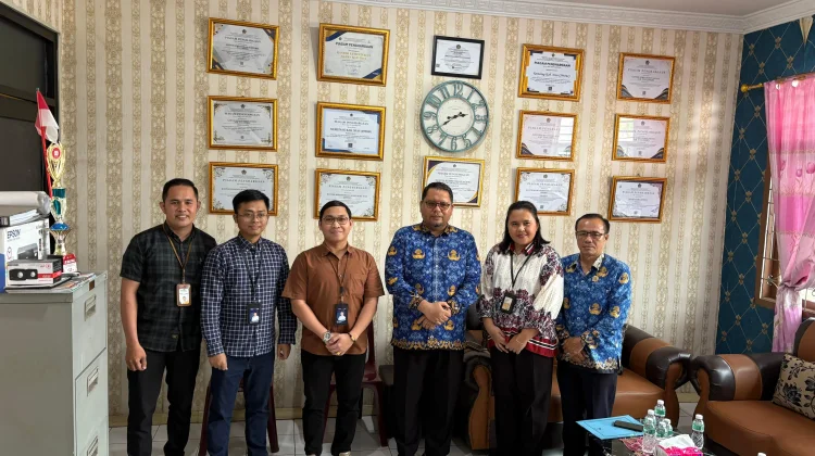 Kunjungan PT Taspen KC Kepulauan Nias ke Kantor Kementerian Agama Kabupaten Nias