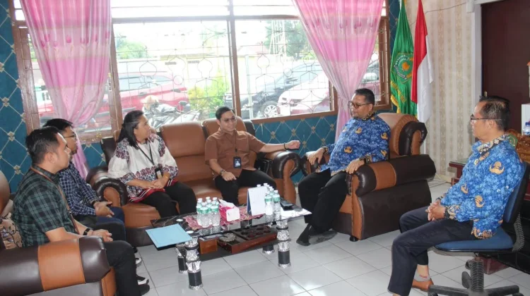 Kunjungan PT Taspen KC Kepulauan Nias ke Kantor Kementerian Agama Kabupaten Nias