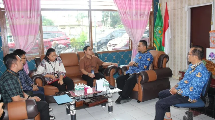Kunjungan PT Taspen KC Kepulauan Nias ke Kantor Kementerian Agama Kabupaten Nias
