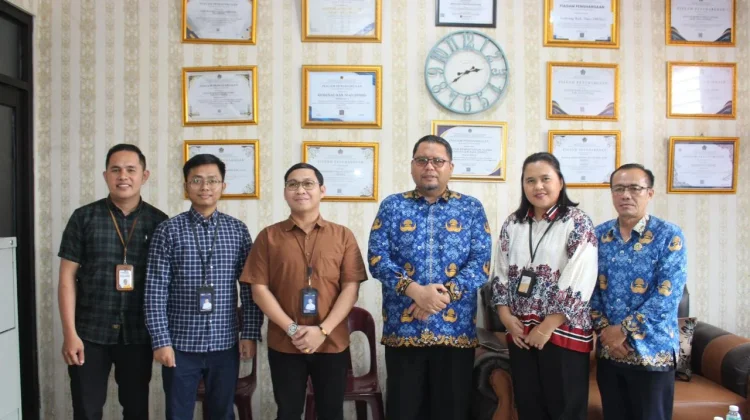Kunjungan PT Taspen KC Kepulauan Nias ke Kantor Kementerian Agama Kabupaten Nias