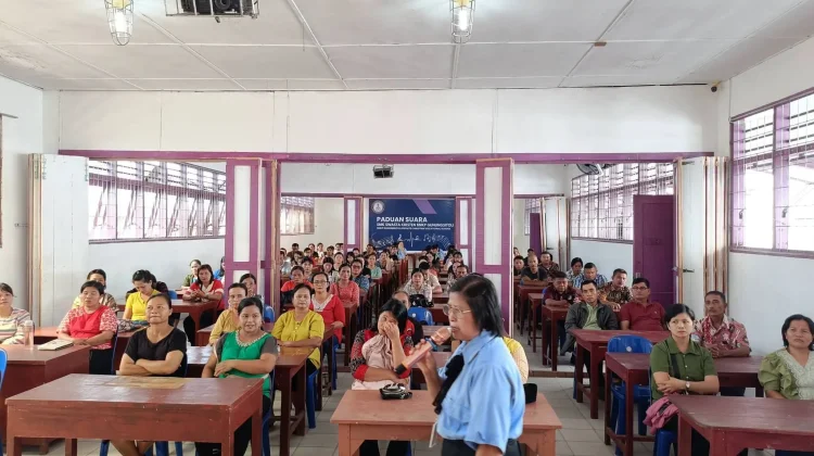 Sosialisasi visi dan misi sekolah SMKS BNKP
