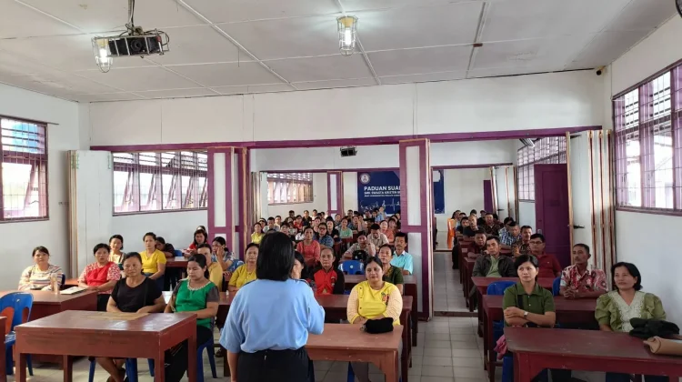 Sosialisasi visi dan misi sekolah SMKS BNKP