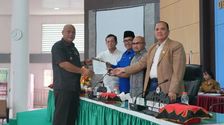 Pemkab Nias Utara Hadiri Rapat Paripurna DPRD