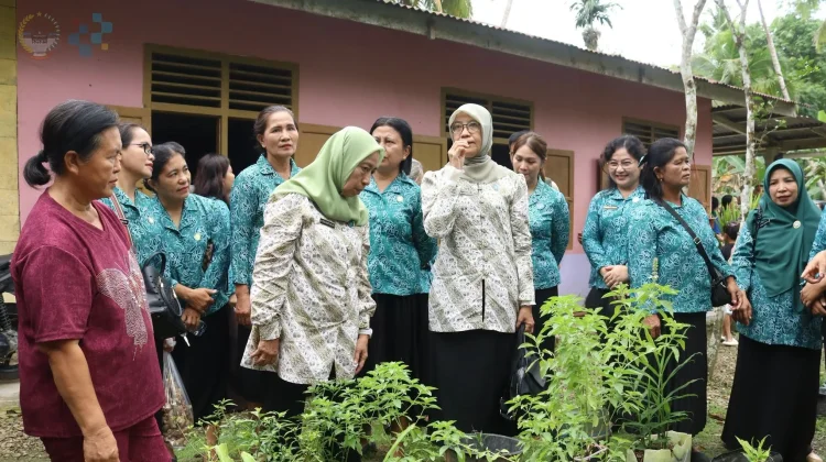 Staf Ahli PKK Sumut Tiba di Gunungsitoli, Monitoring Desa Binaan
