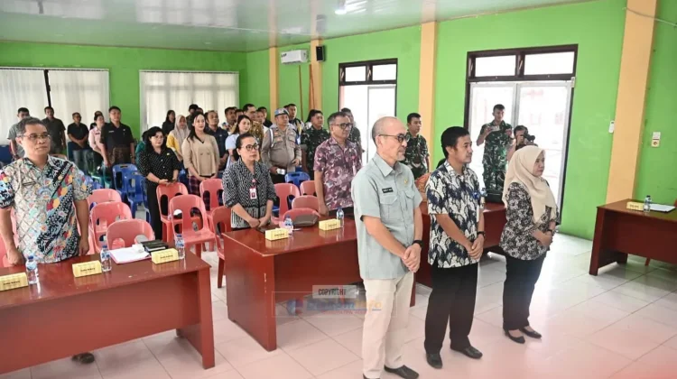 Pengukuhan Panitia Pelaksana Peringatan HUT ke-81 Kemri di Kabupaten Nias