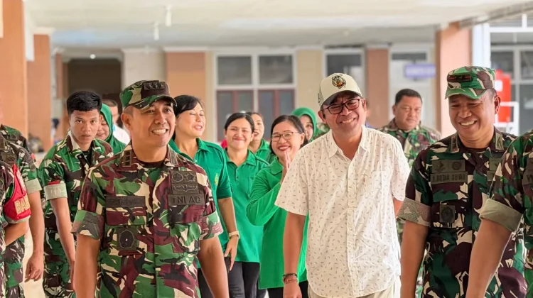 Kepala Basarnas Nias Hadiri Bakti Kesehatan TNI AD di RS Thomsen