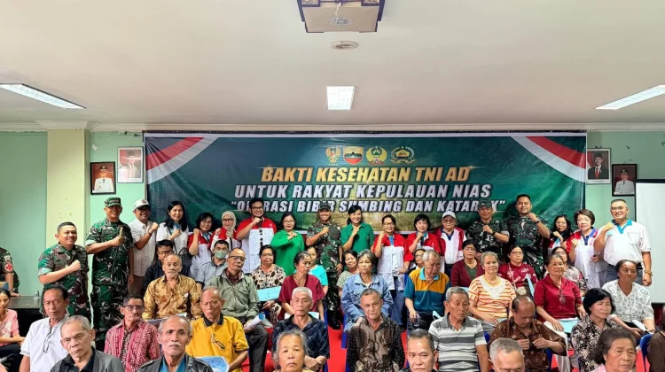 Kepala Basarnas Nias Hadiri Bakti Kesehatan TNI AD di RS Thomsen