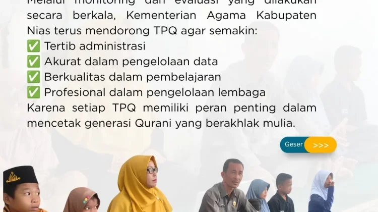 Penguatan TPQ dalam Membangun Generasi Qur’ani di Kabupaten Nias